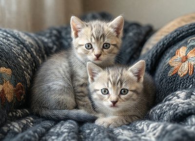 Two Cozy Kittens