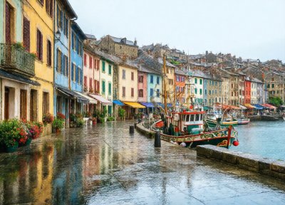 Rainwashed Quay