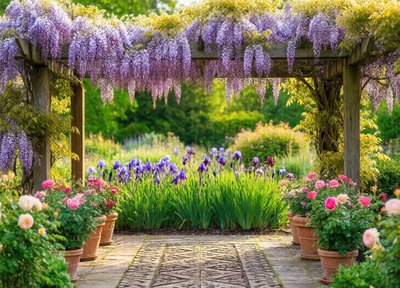 Wisteria Pergola