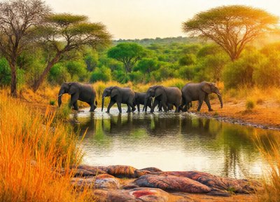 Elephant Crossing