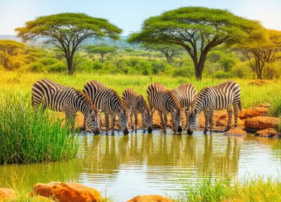 Zebra Waterhole