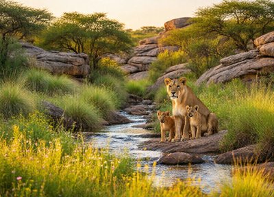 Lioness Cubs