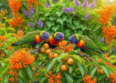 Rainbow Lorikeets