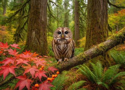 Owl Autumn