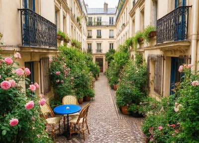 Parisian Courtyard
