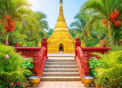 Golden Stupa Garden