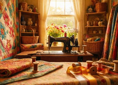 Vintage Sewing Room