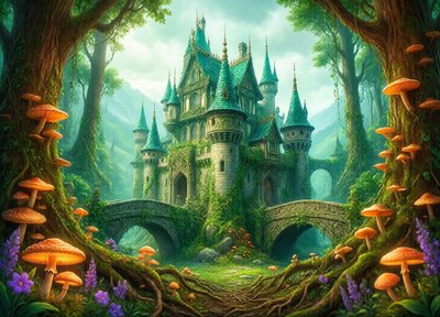 Emerald Woodland Castle
