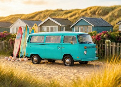 Turquoise Beach Van