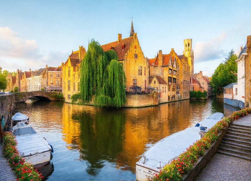 Bruges Canal Morning