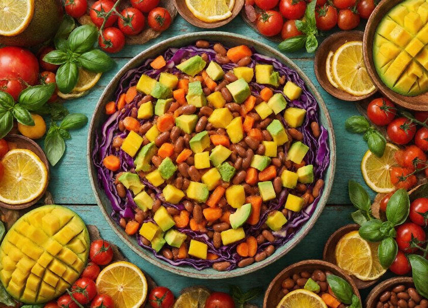 Rainbow Harvest Bowl