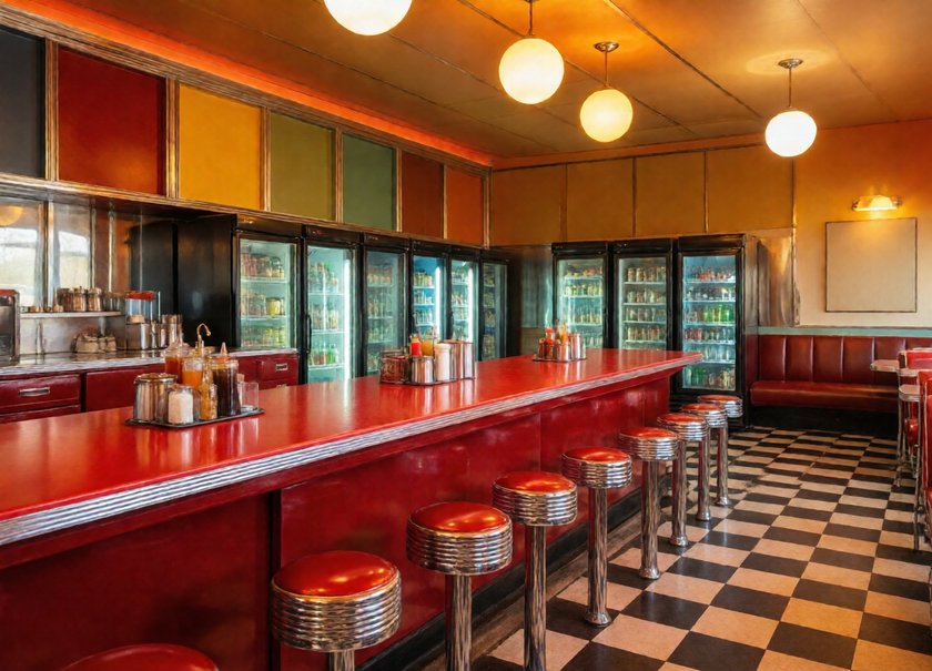 Retro Red Diner
