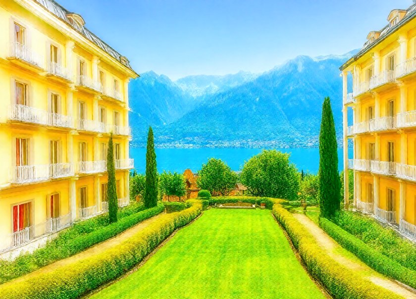Lakefront Villa, Italy