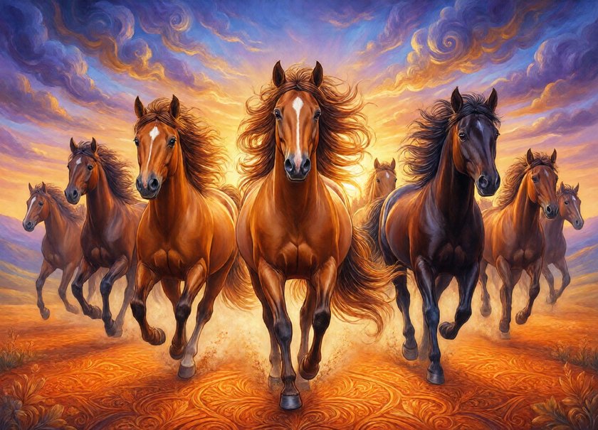 Galloping Horses