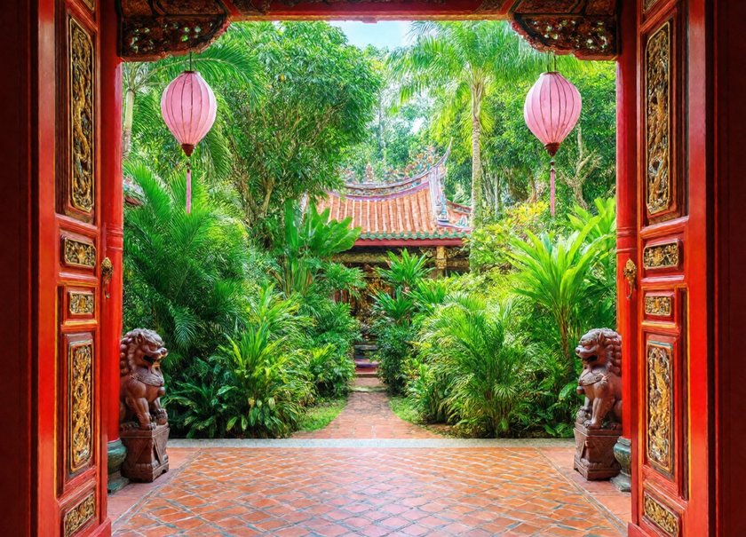 Singapore Temple Garden