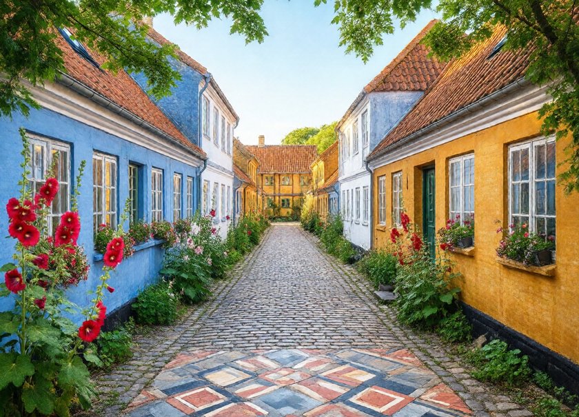 Danish Cottage Lane