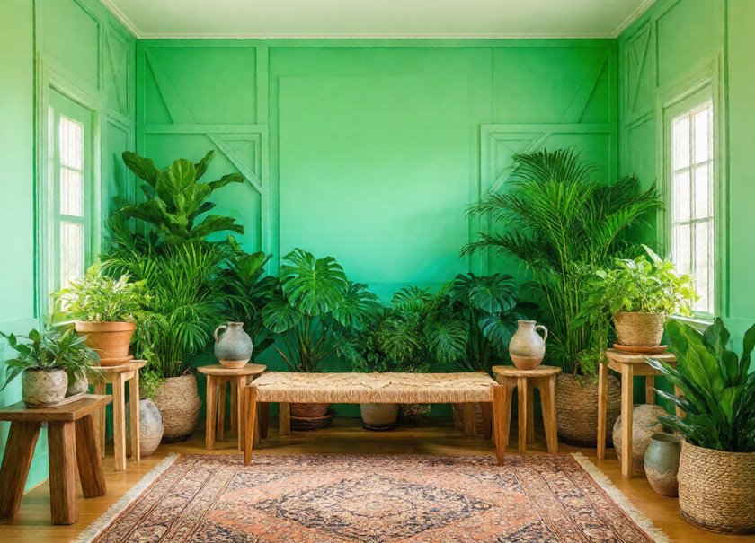 Natural Green Interior