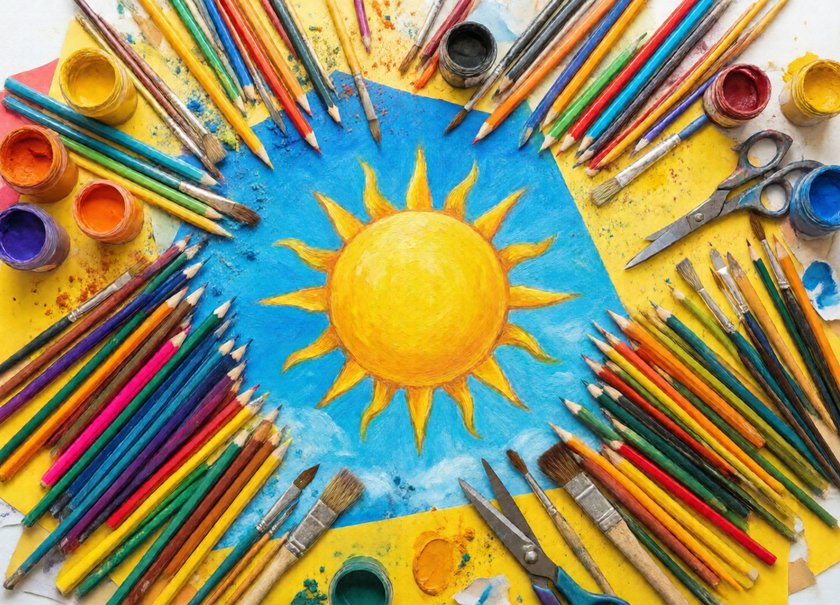 Art Table Sunshine