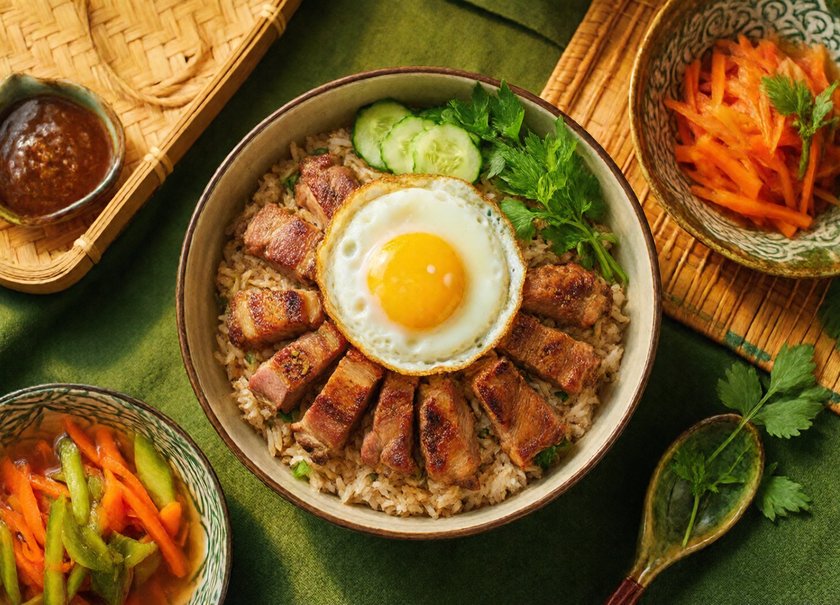 Vietnamese Rice Plate