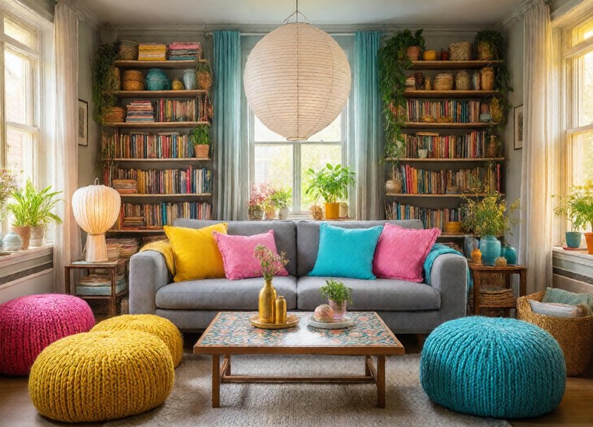 Colorful Living Room