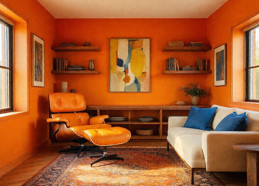 Orange Interior Retreat