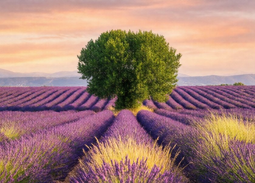 Provence Lavender Rows