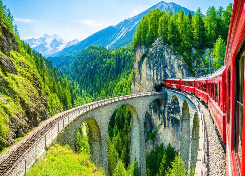 Landwasser Viaduct, Switzerland