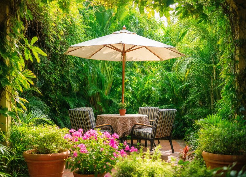 Sunny Garden Patio